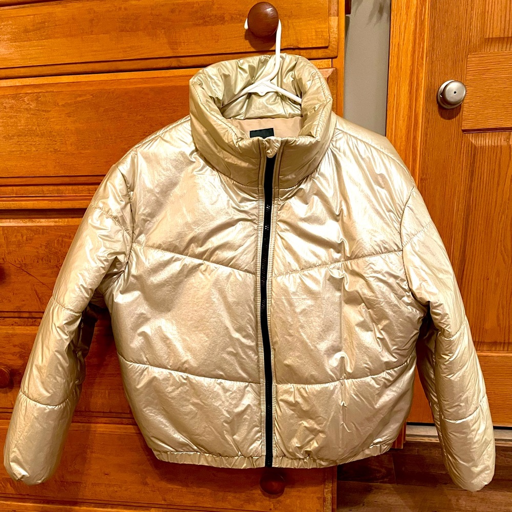 Gold Puffer Jacket